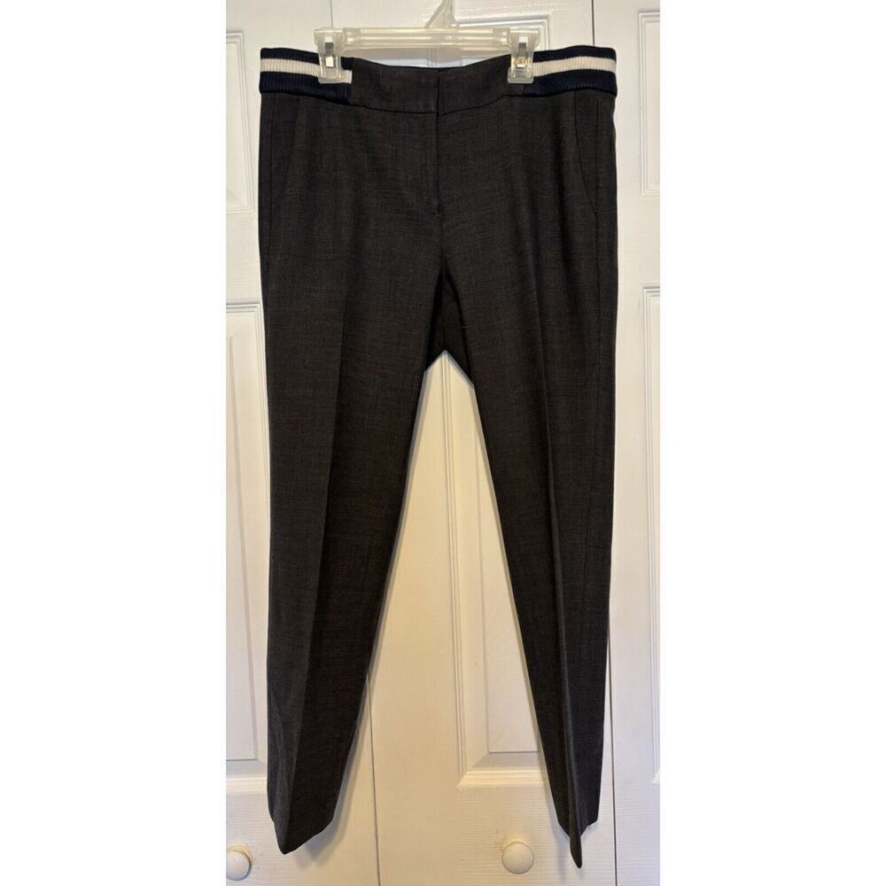 J Crew Wool Blend Pants size 6 stylish elastic waistband